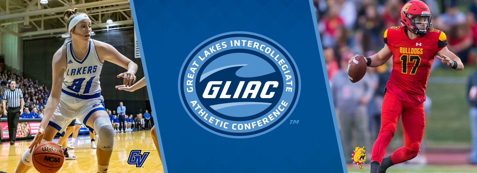 Grand Valley State's Boensch, Ferris State's Russell Named 2019-20 GLIAC Scholar-Athletes of the Year