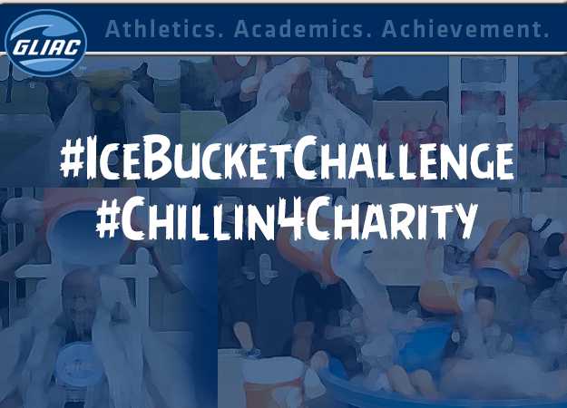 GLIAC Schools Give Back in ALS #IceBucketChallenge, #Chillin4Charity