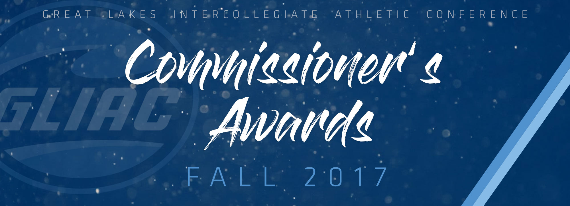 GLIAC Fall 2017 Commissioner's Award Recipients Announced