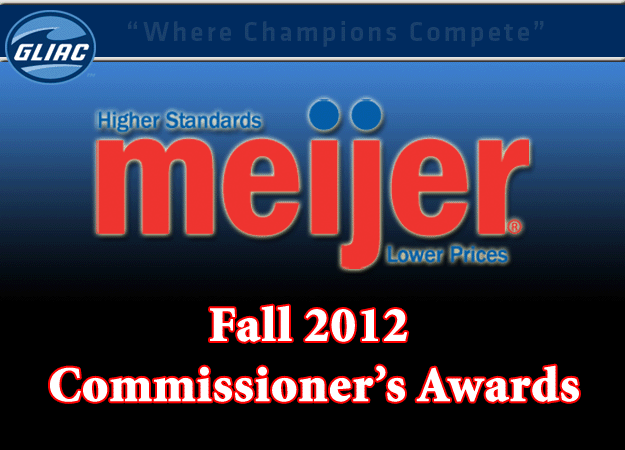 GLIAC Announces Fall 2012 Commissioner's Award Recipients