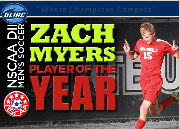 Saginaw Valley's Zach Myers Named NSCAA National "Player of the Year"