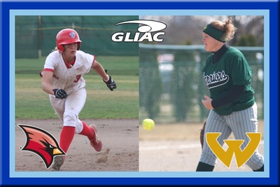 SVSU's Beaubien and WSU Hanes Named 2009 GLIAC Softball "Player" and "Pitcher of the Year," Respectively