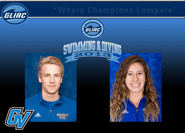 Grand Valley's Ramahi and Ferrero Named GLIAC Women's and Men's Swimming & Diving "Athletes of the Week," respectively