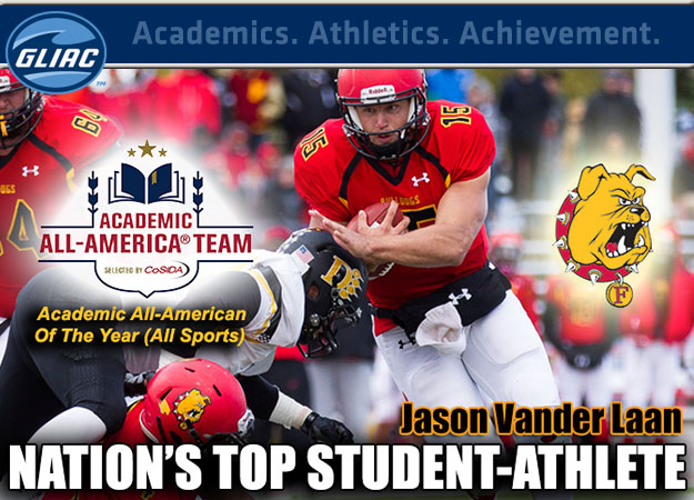 Ferris State's Vander Laan Receives Major Award As Nation's Top Academic All-America Athlete