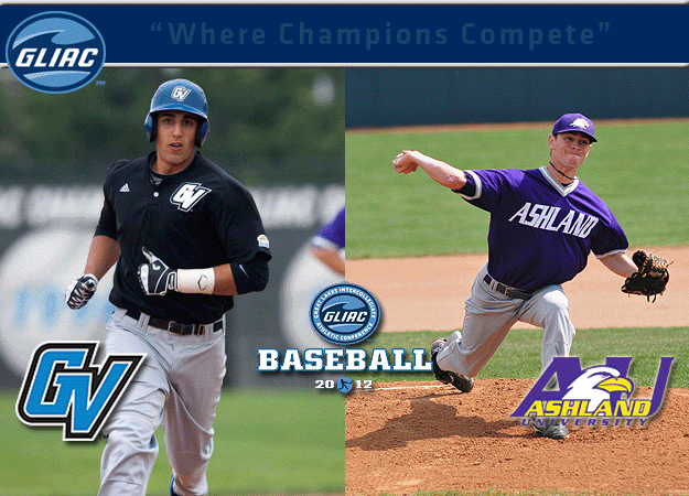 GVSU's Brugnoni and AU's Botjer Chosen As GLIAC Baseball "Player of the Week" and  "Pitcher of the Week", respectively
