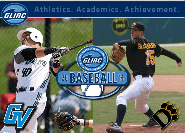 Grand Valley State's Brugnoni and Ohio Dominican's Blackburn Chosen As GLIAC Baseball "Player of the Week" and  "Pitcher of the Week", respectively