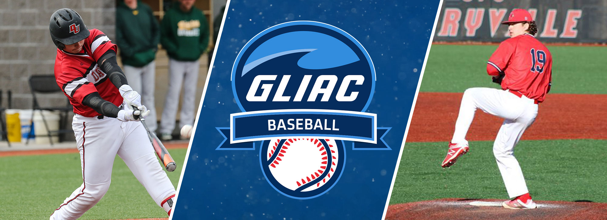 Davenport's Sobieski, Saginaw Valley's Schwellenbach Named GLIAC Baseball Players of the Week