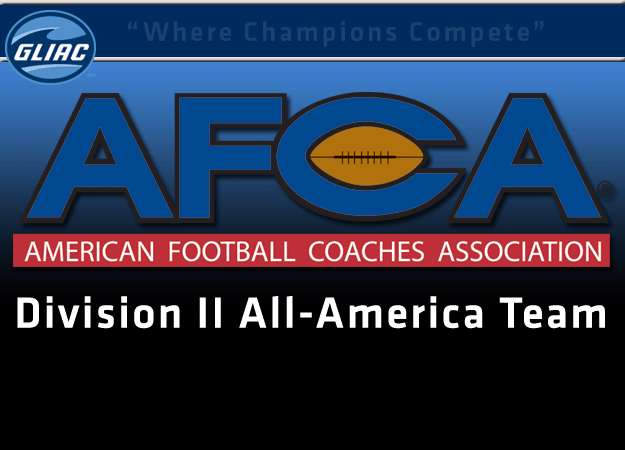 Four GLIAC Players Named to the AFCA Division II Football All-America Team