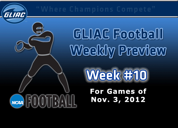 GLIAC Football Preview Notes - Week 10