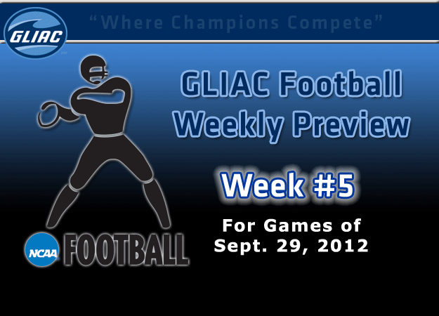 GLIAC Football Preview Notes - Week 5