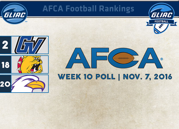 AFCA Football Top 25 Poll - Week 10 Poll