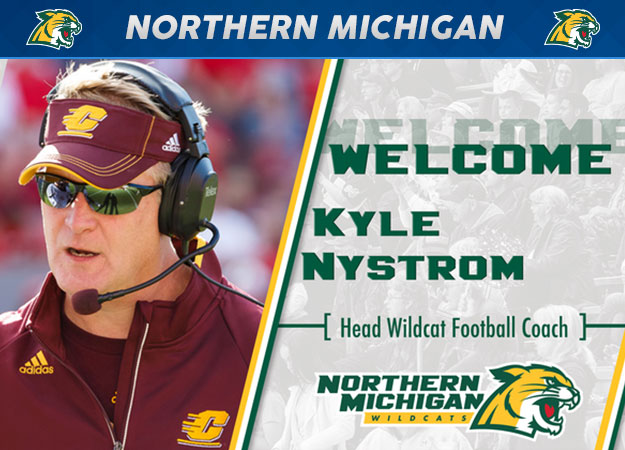 Nystrom Named 22nd Northern Michigan Head Football Coach