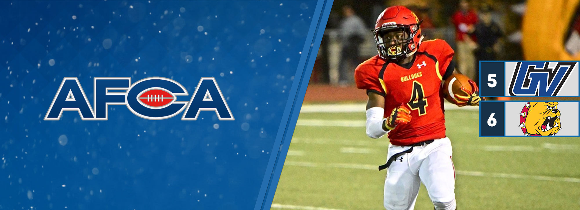 Grand Valley State Improves to No. 5, Ferris State No. 6 in Latest AFCA Rankings