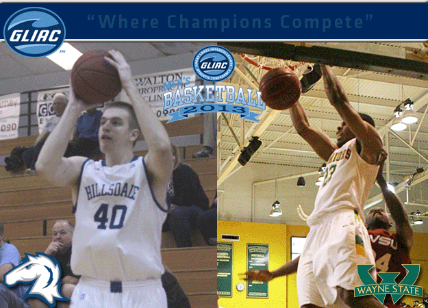 WSU's Larkin and HC's Dezelski Chosen As GLIAC Men's Basketball North and South Division "Players of the Week", Respectively
