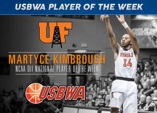 Findlay's Kimbrough Selected USBWA Division II National Player of the Week