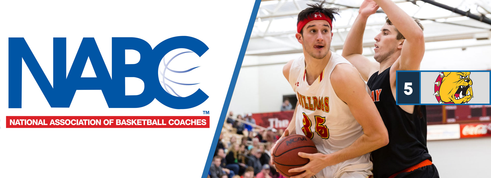 Ferris State No. 5 in Latest NABC Men's Basketball Rankings