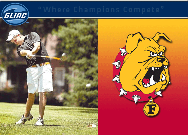 Ferris State's Trent Davison Named GLIAC Men's Golf "Athlete of the Week"