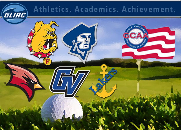Five GLIAC Men's Golfers Selected to GCAA/Ping Division II All-Region Teams