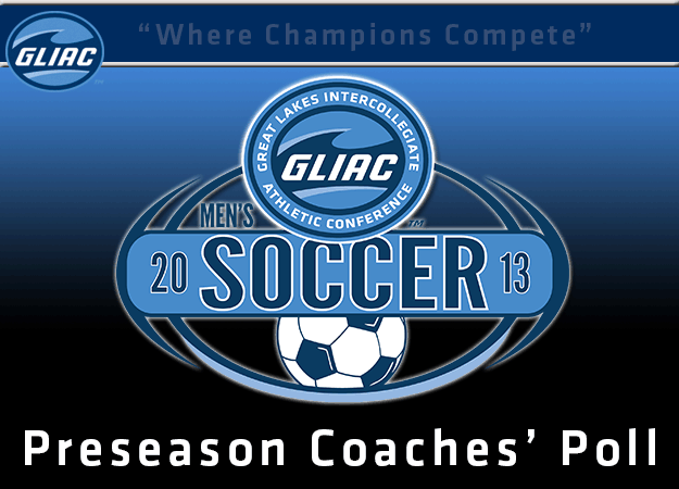 GLIAC Coaches Pick Saginaw Valley State and Ohio  Dominican to Win 2013 Men’s Soccer Divisional Titles
