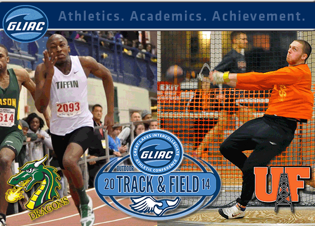 Tiffin's Hargrove and Findlay's Welch Chosen As GLIAC Men's Outdoor Track & Field "Athletes of the Week"