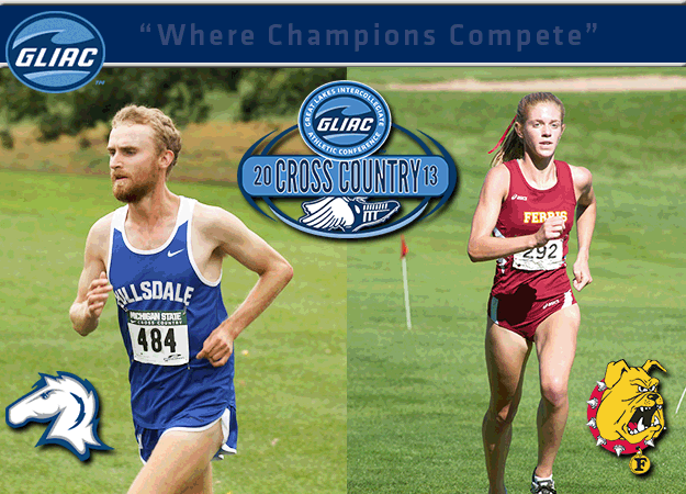 Hillsdale's Mirth and Ferris State's's Johnson Chosen As GLIAC Men's & Women's Cross Country "Runners of the Week", Respectively