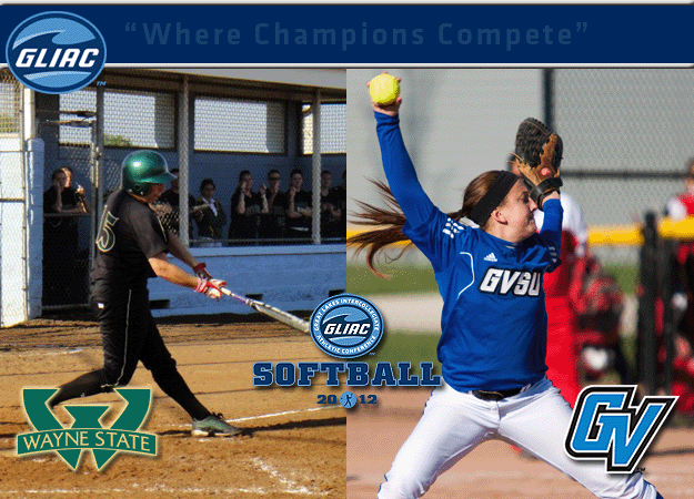 Wayne State's Allen and Grand Valley State's Santora Chosen As GLIAC Softball "Player of the Week" and  "Pitcher of the Week", respectively