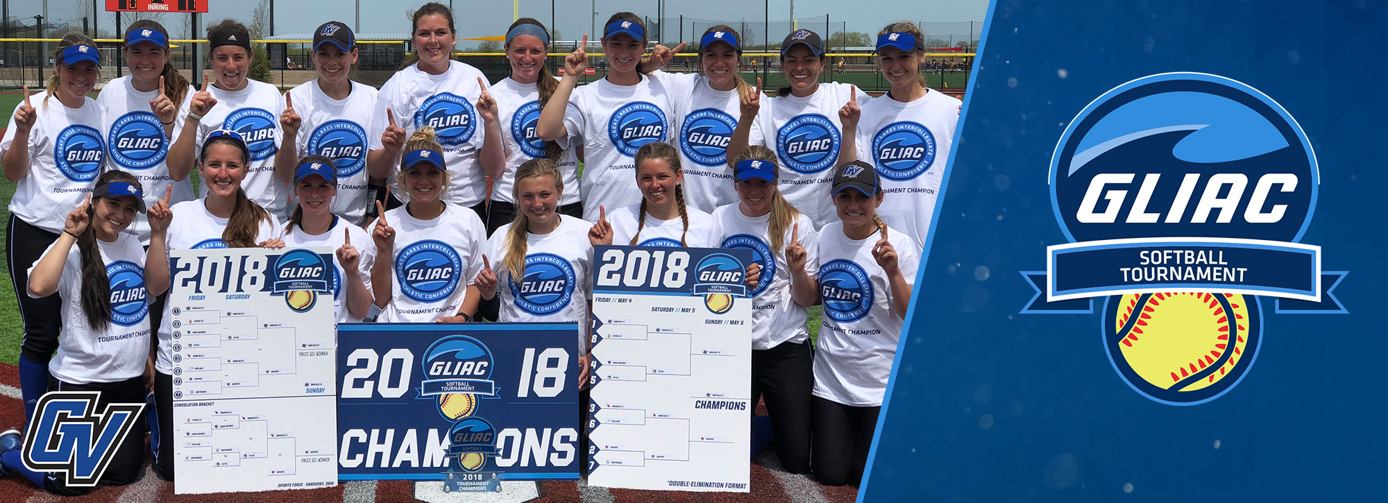 Grand Valley State Wins 2018 GLIAC Softball Tournament Title with Dramatic 11th Inning Victory