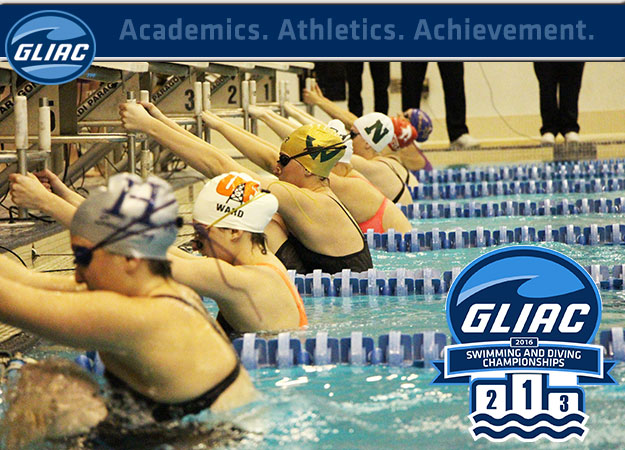 Warriors, Lakers Maintain Leads after Day 3 at GLIAC Swimming & Diving Championships