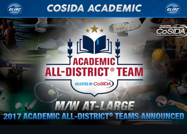 Six Garner CoSIDA Academic All-District At-Large Recognition