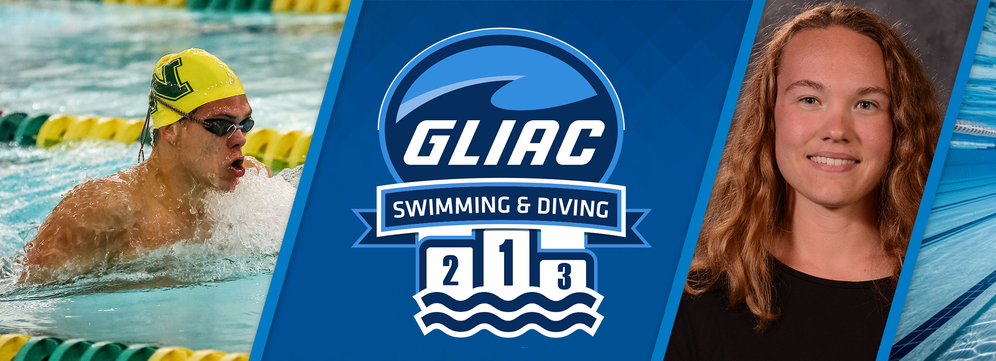 Wayne State's Davenport, Northern Michigan's Herrera Named GLIAC Swimming Athletes of the Week