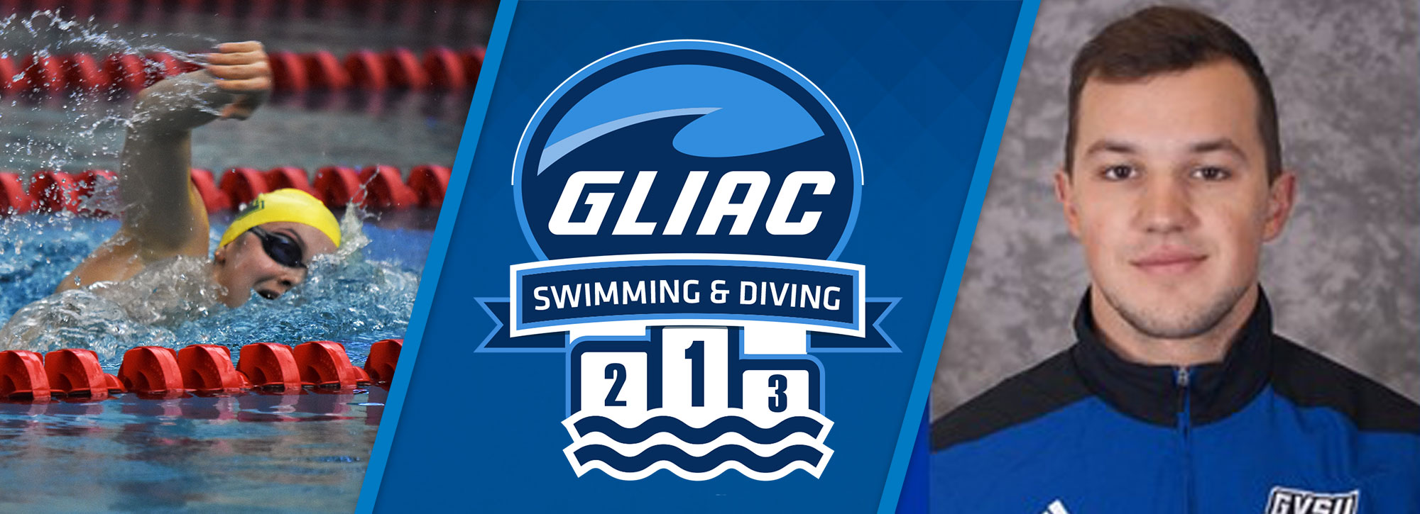 Northern Michigan's Soulas, GVSU's Mikalauskas Named GLIAC Swimmers of Week