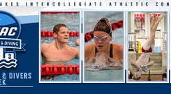 GLIAC announces swimmers and divers of the week