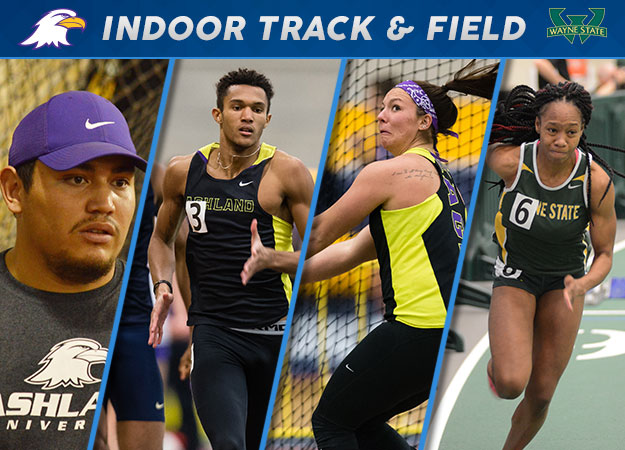 Trio of Eagles, Wayne State's Johnson Collect Indoor Track & Field Weekly Honors