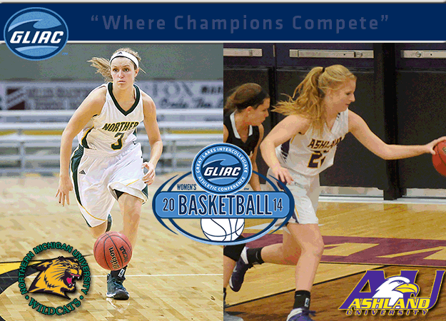 Northern Michigan's Colla and Ashland's Wollenhaupt Have Been Chosen As GLIAC Women's Basketball North and South Division "Players of the Week," Respectively