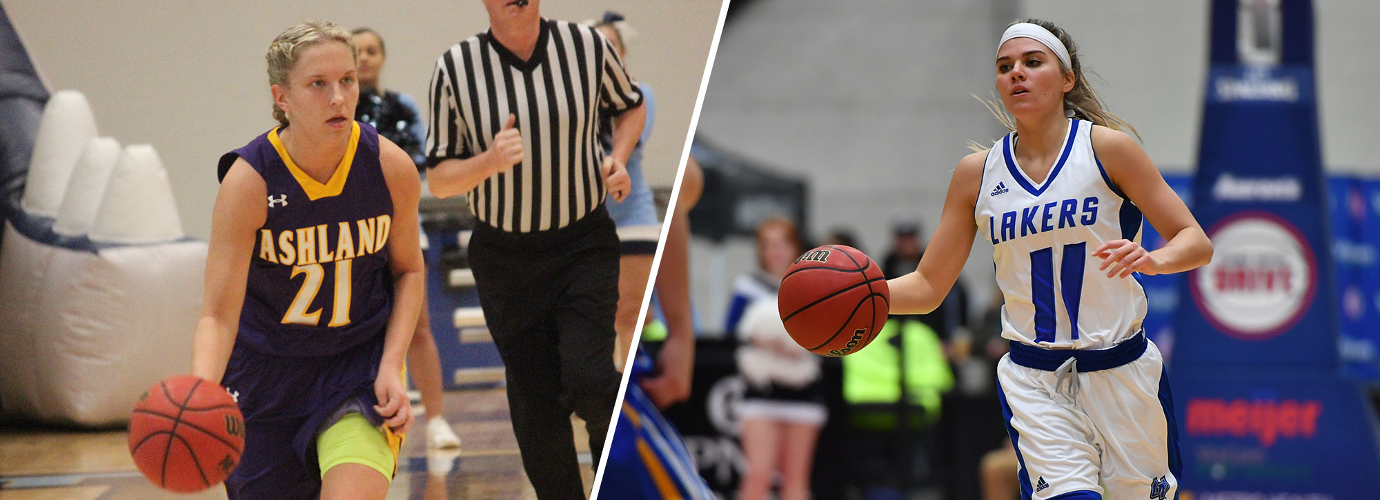 Ashland's Johnson, Grand Valley State's Koenig Collect GLIAC Hoops Weekly Honors