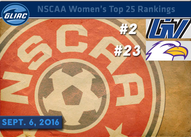 GVSU 2nd, Ashland 23rd in NSCAA Women's Soccer Rankings