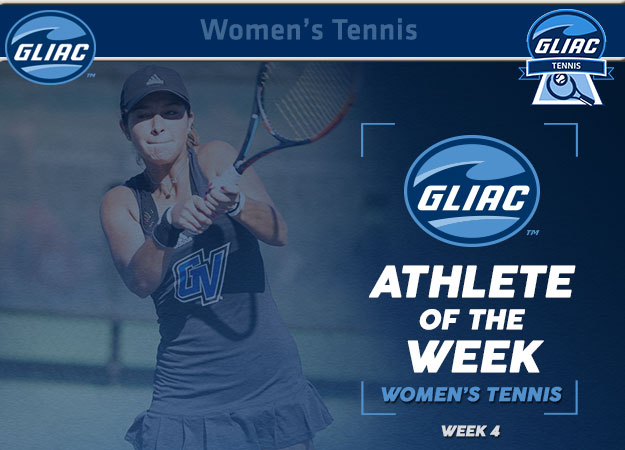 GVSU's Sweeney Named GLIAC Women's Tennis Athlete of the Week