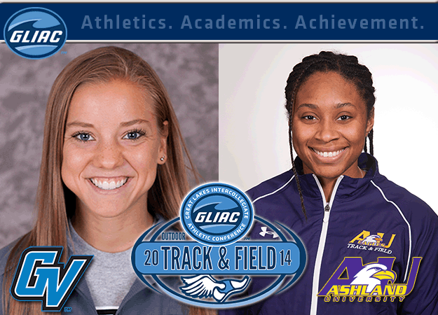 Grand Valley State's Janecke and Ashland's Watt Chosen As GLIAC Women's Outdoor Track & Field "Athletes of the Week"