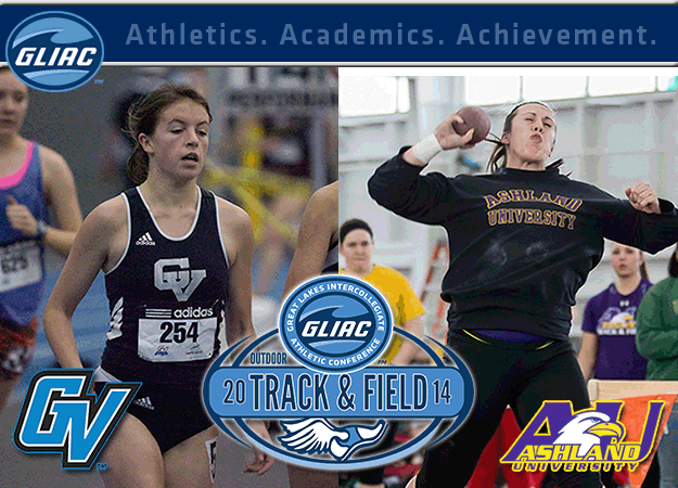 Grand Valley State's Brewis and Ashland's Bridenthal Chosen As GLIAC Women's Outdoor Track & Field "Athletes of the Week"