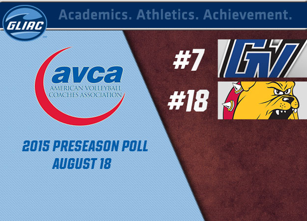 GVSU, FSU Inside 2015 AVCA Preseason Top 25
