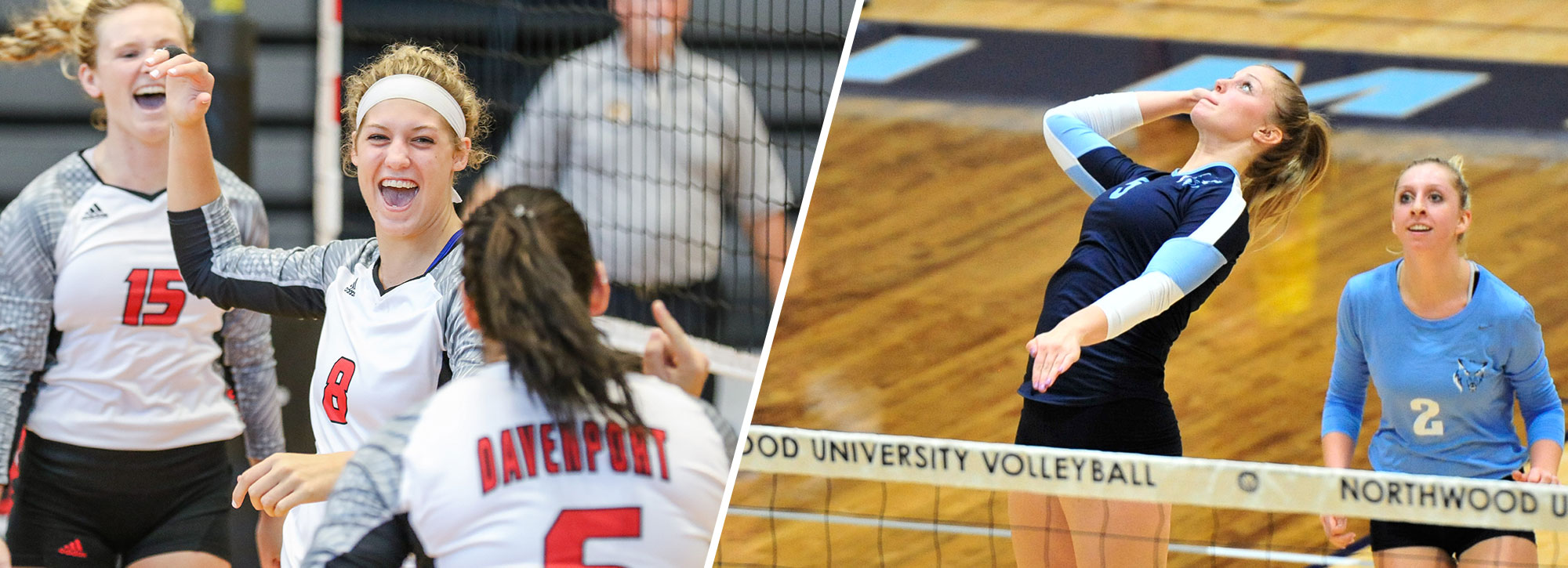 Northwood's Getty, Davenport's Marvin Capture GLIAC Volleyball Weekly Honors