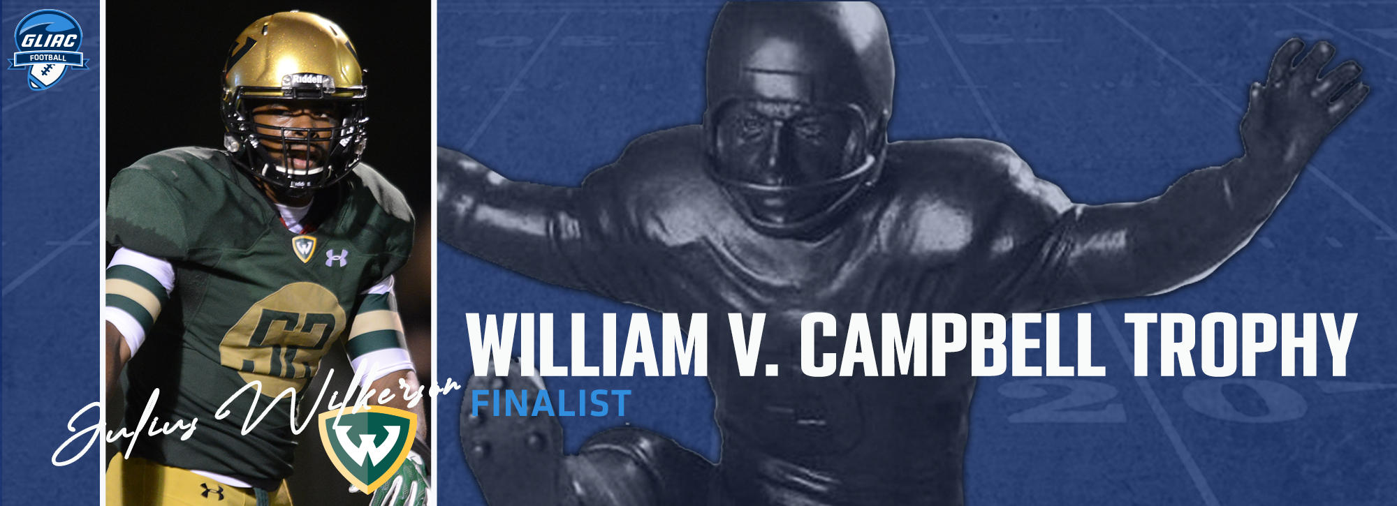 Wayne State's Wilkerson named a finalist for the William V. Campbell Trophy