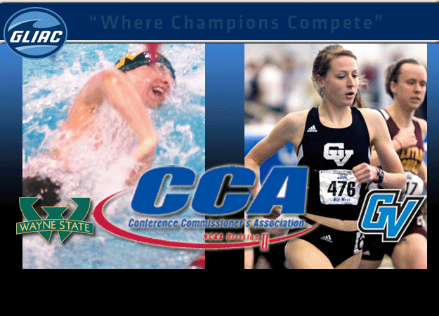 GVSU's Kinney and WSU's Laschuk Named CCA D-II Regional "Scholor Athletes of the Year"