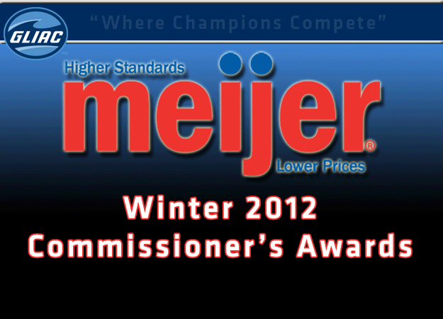 GLIAC Announces Winter 2012 Commissioner's Award Recipients