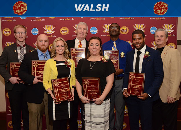 Seven Inducted Into Walsh Wall of Fame