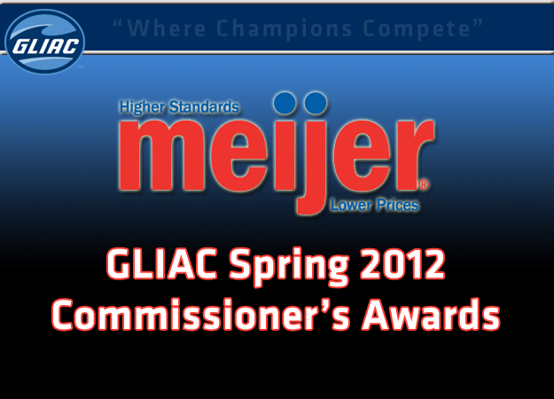 GLIAC Announces Spring 2012 Commissioner's Award Recipients