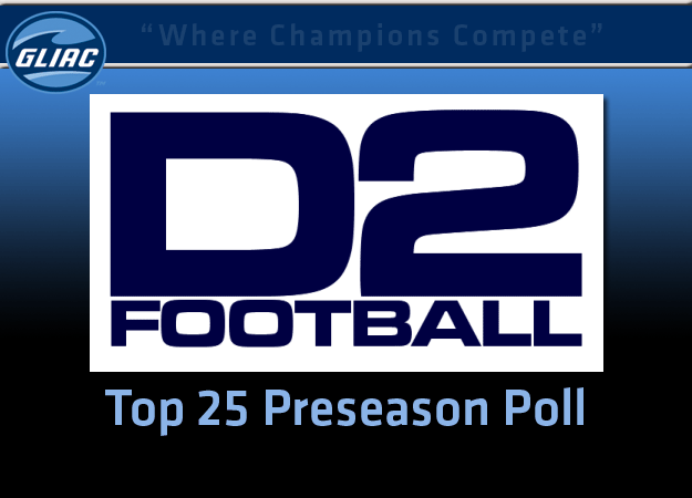 Three GLIAC Teams Appear in the 2011 D2Football.com Preseason Top 25 Poll
