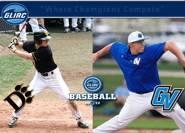 ODU's Shaw and GVSU's Schepel Chosen As GLIAC Baseball "Player of the Week" and  "Pitcher of the Week", respectively