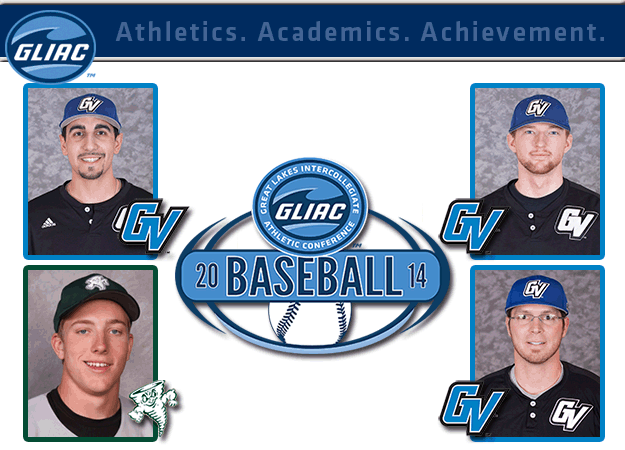 GVSU’s Brugnoni and Nietfeldt Named 2014 GLIAC Baseball  “Player of the Year” and “Pitcher of the Year,” Respectively