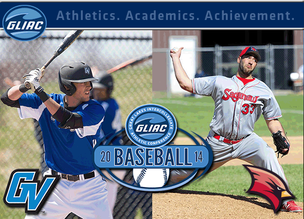 Grand Valley State's Zak and Saginaw Valley State's Reetz Chosen As GLIAC Baseball "Player of the Week" and  "Pitcher of the Week", respectively